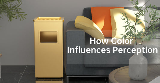 The Psychology Behind Choosing Gold Trash Cans: How Color Influences Perception
