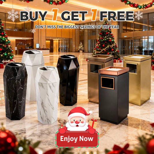 Black Friday Offer: Buy 1 Diamond Style Trash Can & Get 1 Square Trash Can Free!