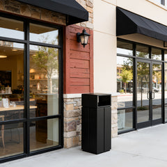 Beamnova® US 10 Gallon Commercial Trash Can for Cafe Entrance - Beamnovaus.com
