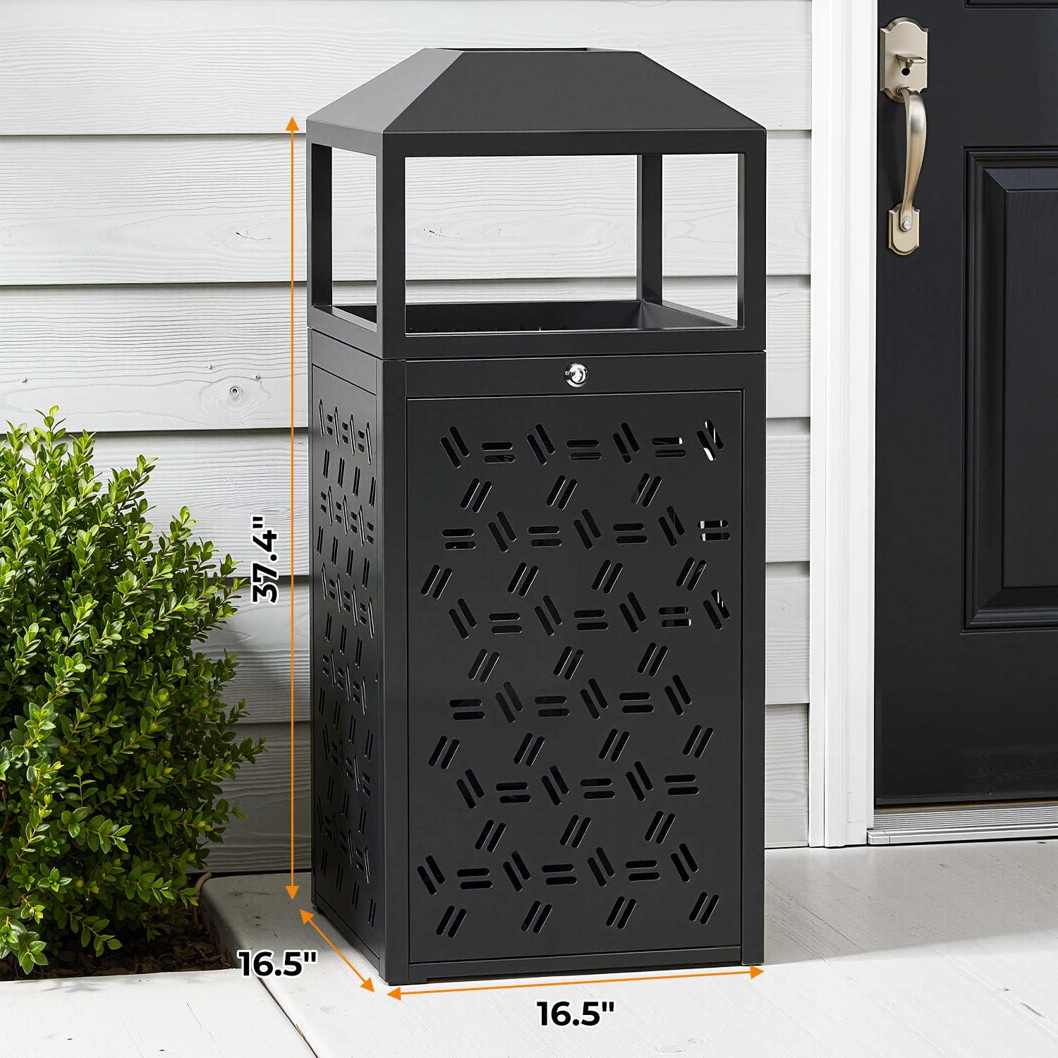 BEAMNOVA US Commercial Trash Can - Large Capacity Outdoor Trash Can with Lid - Beamnovaus.com