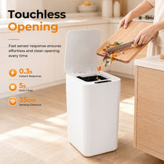 BEAMNOVA US 8 Gallon Touchless Smart Trash Can with Auto Bag Replacement - Beamnovaus.com