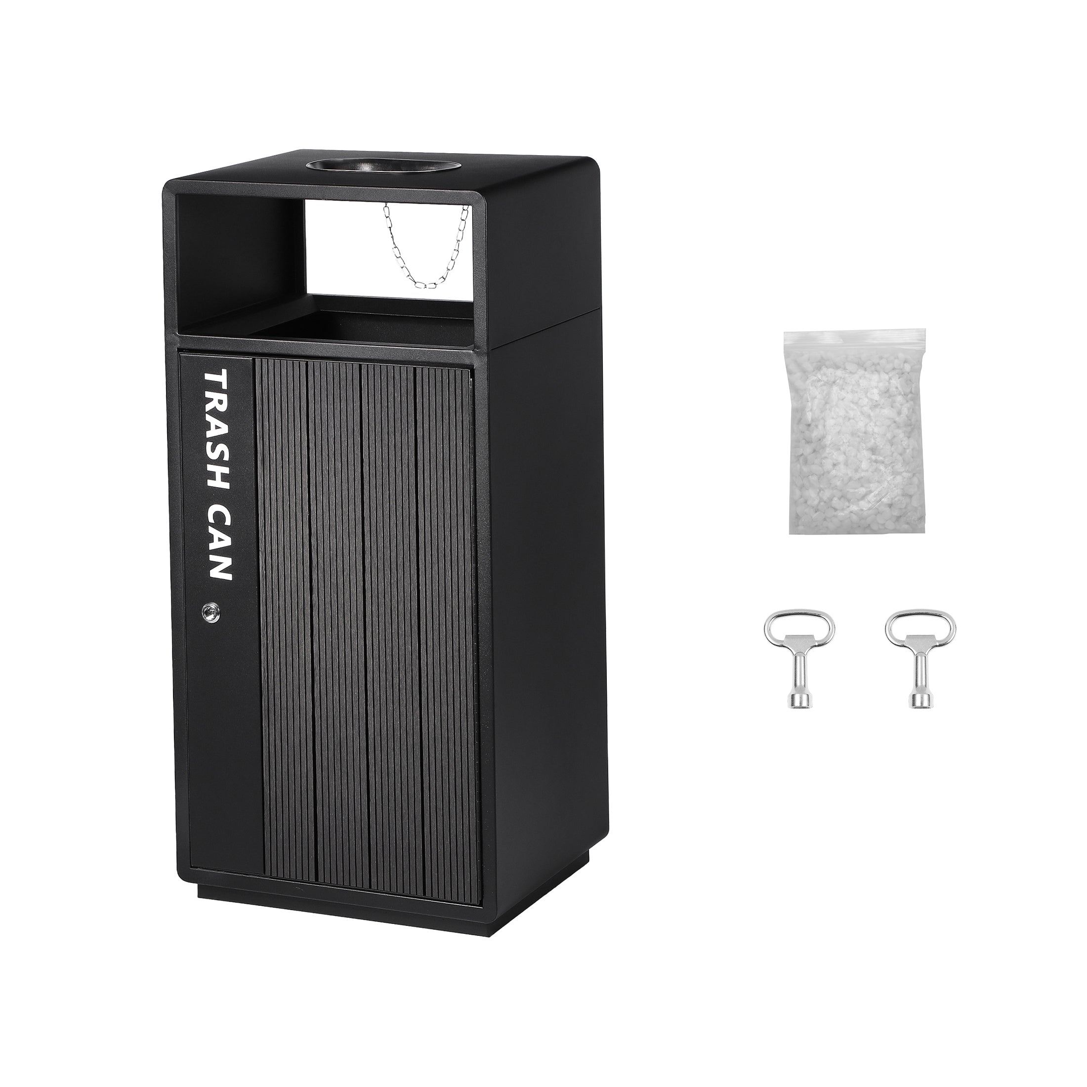 BEAMNOVA US 17 gallon Heavy Duty Commercial Trash Can -Beamnovaus.com
