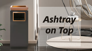 Ashtray on top