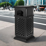 Load image into Gallery viewer, Beamnova 38 Gallon Heavy Duty Outdoor Trash Can with Locking Lid for Street Sidewalk - Beamnovaus.com