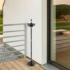 3 Level Adjustable Floor Standing Ashtray Stain Steel Indoor Outdoor Ash Tray - Beamnovaus.com