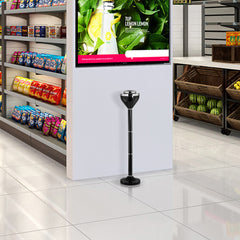 3-Level Adjustable Stainless Steel Floor Standing Ashtray