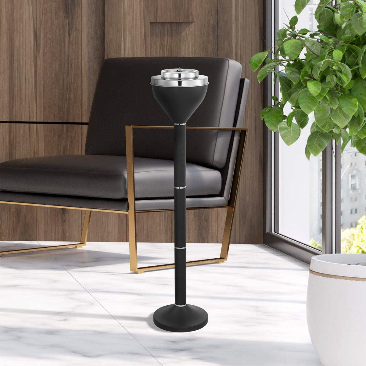 Beamnova 3-Level Adjustable Stainless Steel Floor Standing Ashtray for Office - Beamnovaus.com