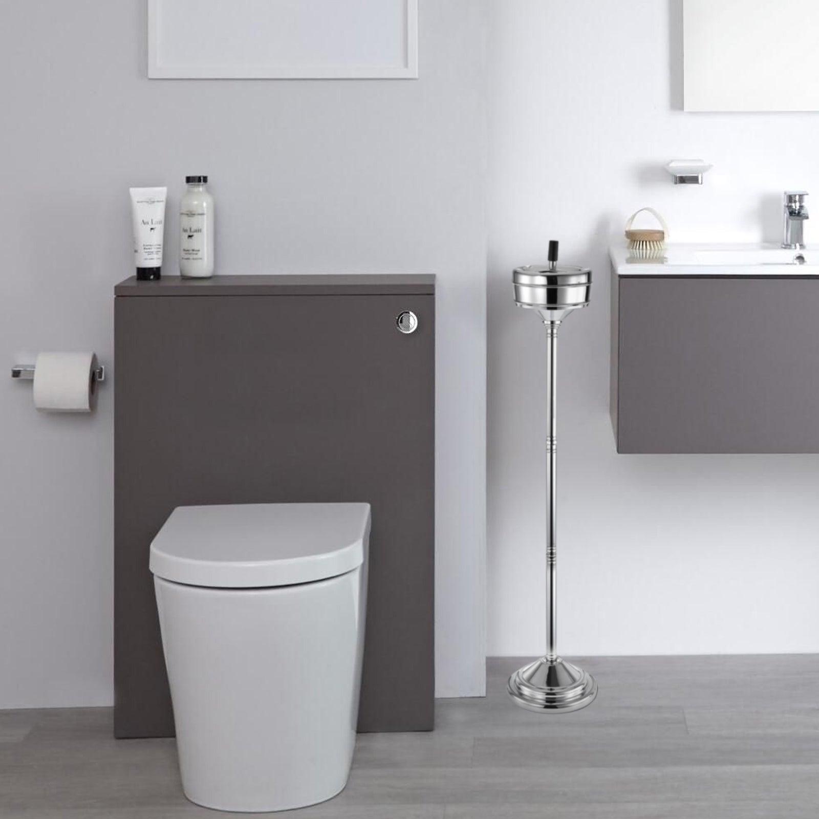 3-level Adjustable Stainless Steel Floor Standing Ashtray Silver Removable - Beamnovaus.com