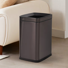 2.6 Gallon Stainless Steel Small Office Trash Can 10L