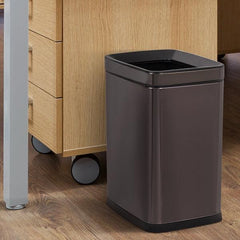Beamnova 2.6 Gallon Stainless Steel Small Office Trash Can 10L - Beamnovaus.com