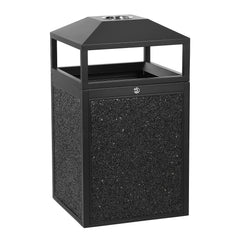 BEAMNOVA US 24 Gallon Durable Commercial Outdoor Trash Can for Public Streets - Beamnovaus.com