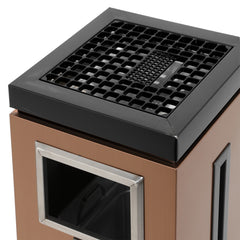 7 Gallon Bronze Gold Stainless Steel Trash Can