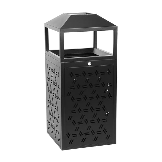 Beamnova® US Commercial Trash Can - 18 Gallon Heavy-Duty Outdoor Trash Can with Lockable Lid - Beamnovaus.com
