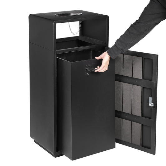 Beamnova® US 17Gallon Lockable Commercial Trash Can -Beamnovaus.com