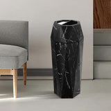 Load image into Gallery viewer, 13 Gallon Black Marbling Diamond Style Office Trash Can with Ashtray - Beamnovaus.com