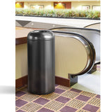 Load image into Gallery viewer, Beamnova 24 Gallon Blackened Stainless Steel Kitchen Trash Can Open Top Commercial Waste Container - Beamnovaus.com