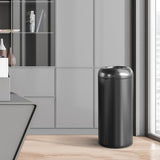 Load image into Gallery viewer, Beamnova 24 Gallon Blackened Stainless Steel Kitchen Trash Can Open Top Commercial Waste Container - Beamnovaus.com
