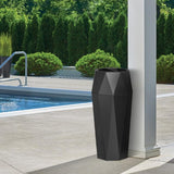 Load image into Gallery viewer, Beamnova 13 Gallon Black Diamond Style Stainless Steel Trash Can with Ashtray for Couryard Corridor - Beamnovaus.com