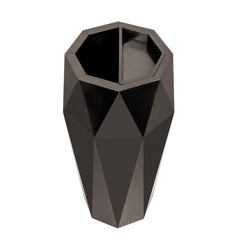 Beamnova 13 Gallon Black Diamond Style Stainless Steel Trash Can with Ashtray for Hotel Lobby - Beamnovaus.com