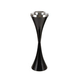 Load image into Gallery viewer, Black Stainless Steel Floor Standing Ashtray Receptacle with Lid for Office - Beamnovaus.com